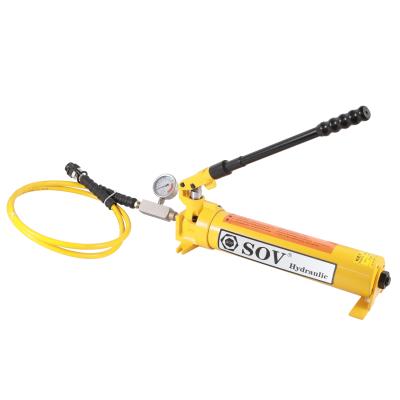 China Industrial Boilers Portable Steel Single Action 2 Speed ​​700Bar Hydraulic Hand Pump for sale