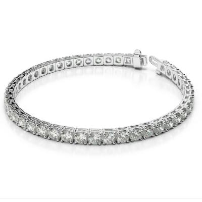 China CLASSIC 14K Gold Cubic Zircon Bangle Tennis Bracelet Women Men Diamond Jewelry for sale