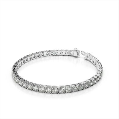 China CLASSIC Round Cut Zircon Tennis Bracelet For Women for sale