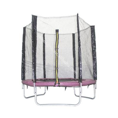 China With Protective Net Factory Direct Supply Adults Exercise Kids Sports Big 8ft Jumping Trampoline With Net for sale