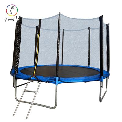 China With Protective Net Small Commercial Outdoor Trampoline Mini Trampoline For Sale 10ft Round Outdoor Gymnastics for sale