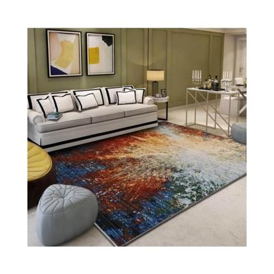 China Washable home decor rug wholesaler floor printed bedroom rug living room sofa for sale