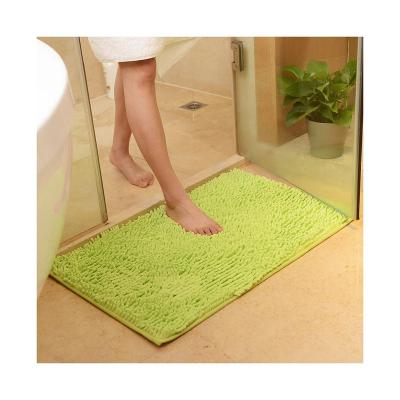 China Microfiber Chenille Bath Mat Washable Absorbent And Non Slip Bathroom Blanket Kids Room Bathroom Blanket for sale