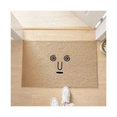 China Cartoon Washable Strand Mats Main Entrance Floor Mats Kitchen Bathroom Rug Household PVC Single Roll Decorative Rugs for sale