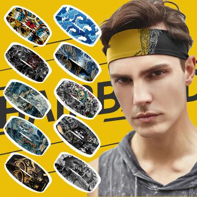 China European and American Style OEM/ODM Sports Sweatbands For Basketball Running Football Tennis Training Gym Sports Sweatbands For Women Men Hot Sale Customize for sale