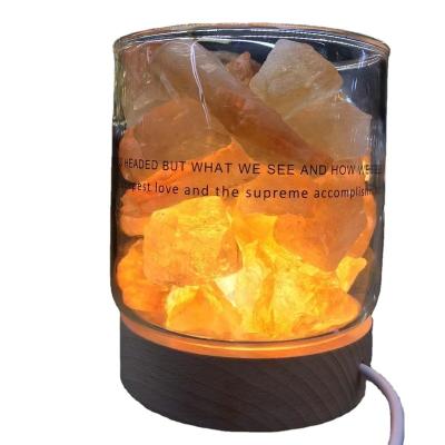 China China Wholesale Night Light Led Lamp Base Crystal Display Base Artware Wooden For Crystal Artware Glass for sale