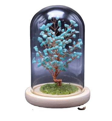 China China Crystal Art Crystal Fortune Tree Landscape Bottle Crystal Tree for Healing for sale