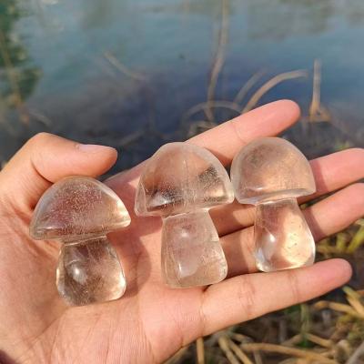 China Natural Quartz Crystal Mushroom For Decoration White Gem Quartz Crystal Mini Clear Wholesale Healing Crystals From China for sale