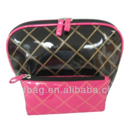 China Fashion Makeup Cosmetic Bag Cosmetic Round Lid With Pencil Bag for sale