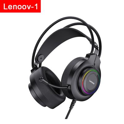 China Earphone Lenovo G20 Headset USB E-sports Gaming Jedi Survival Eating Chicken Listening To Sound ID Headset With Microphone for sale