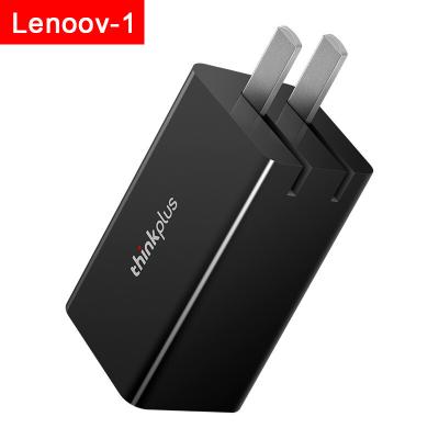 China Original Type-c Laptop Power Adapter Cable GaN Pro Dual Interface 65W Gallium Nitride Lipstick Power QC 3.0 Fast Charger Lenovo for sale