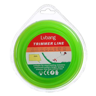 China Economic 2-Stroke 3.0mm Big Round Nylon Blister Grass Trimmer Line for sale