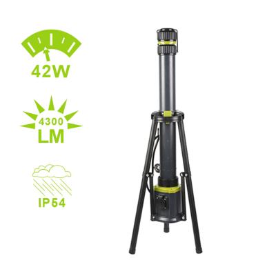 China Hot Selling 42W Led Tripod Stand Light Waterproof Work Light 6601 for sale