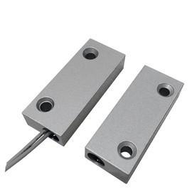 China Surface mounted magnetic contact JS-52 in Zinc-alloyed with Gap of 30MM Ideal for metal door or window for sale