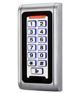 China Popular Keypad Metal Case RFID Card Reader JS-RF008 Access Control System in 5-10M Reading Distance for sale