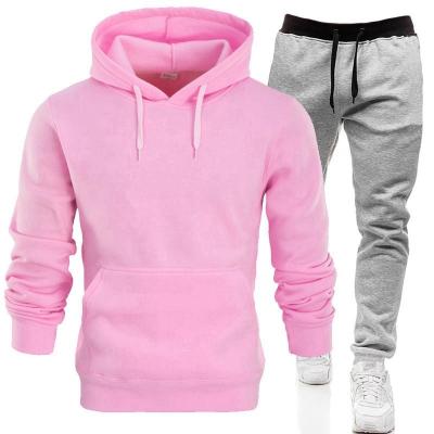 China Breathable 2022 Design Your Own Custom Logo Women Sweatsuit Set Plain Polyester Tracksuit for sale