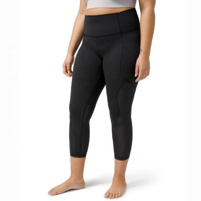 China 2021 new design custom women's plus size black breathable sports yoga leggings high waist leggings for sale