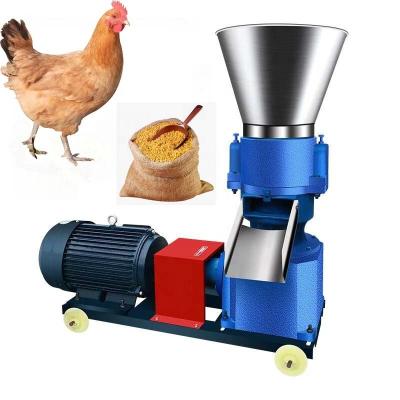 China food & Beverage Plant Motor Farming Small Fish 220v/380v Household Pelletizer Poultry Pig Poultry Animal Feed Processing Machinery for sale