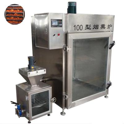 China Automatic production specializing in making smoked smoked ham oven bacon dryer fish meat smoker for sale