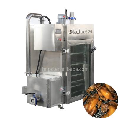 China Automatic Production High Productivity Stainless Steel Sausage Smoke Machine / Fish Smoker Oven With Factory Price for sale