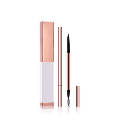 China Factory Wholesale OEM Cosmetics Waterproof Eyebrow Pencil And Automatic Eyebrow Brow Waterproof Smudge Proof Pencil With Brow Brush for sale