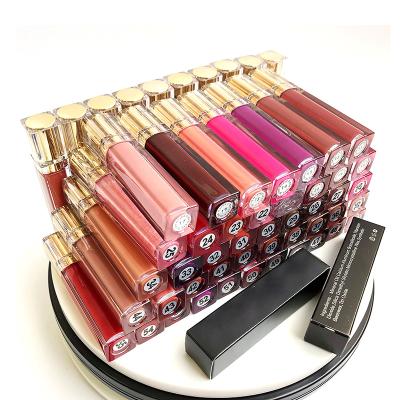 China Low MOQ Cruelty Multi Logo Tubes Glossy Lip Gloss Free Custom Vegan Private Label Color Lip Gloss Waterproof for sale