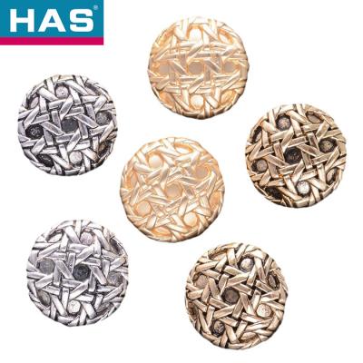 China Botões decorativos laváveis 18mm / 23mm Botões de camisa de ouro à venda