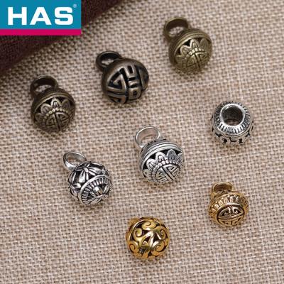 China 10mm Silver Metal Buttons Nickel Free Decorative Metal Buttons Hollow Pattern for sale