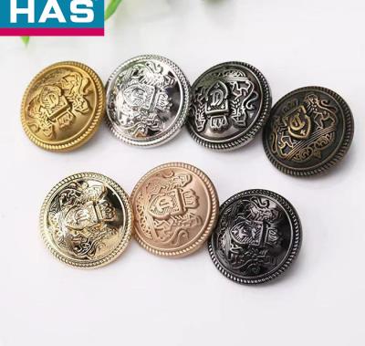 China Nickel Free Custom Metal Buttons 23mm / 25mm Personalised Metal Buttons for sale