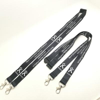 China Advertising Show Lanyard With Double End Hooks Use For Name Card Holder for sale