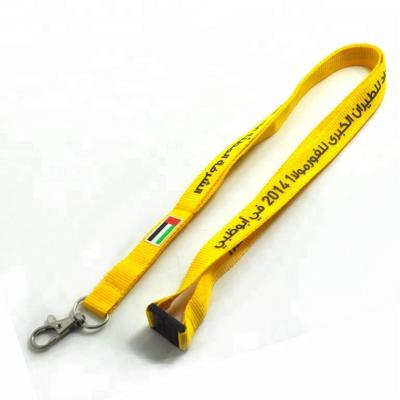 China Advertising Silk Screen Printing Lanyards With Your Own Design for sale