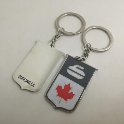 China Promotion Gift Promotional Enamel Metal Key Chain With Custom Shaped for sale