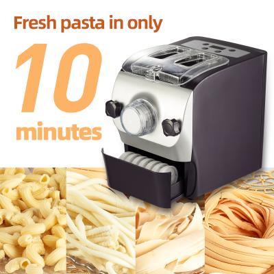 China Small Electric Fresh Automatic Extruder Homemade Household Macaroni Pasta Maker Noodle Making Machine Processor for sale