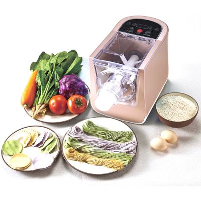 China 300w Fresh Vegetable Pasta Noodle Maker Intelligent Automatic Micro Controlled Electric Plastic Noodles Making Machine Automatic for sale