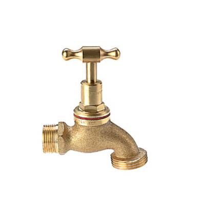 China Bibcock Hose Water Pipe Copper Garden MI STANDARD Brass / Chrome Brass Faucet for sale