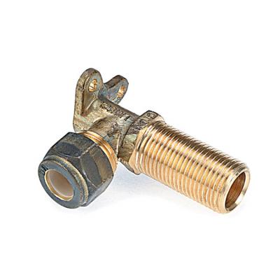 China Brass Durable Using Male Compression Elbow Supported Copper / Nylon Ferrule for sale