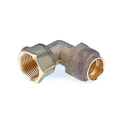 China Professional Brass Female Elbow Brass Compression Fitting Female Elbow for sale