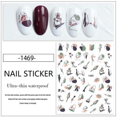 China Low Price Nail Art Graffiti Abstract Nail Art Paste Beauty Manufacturer Direct Selling for sale