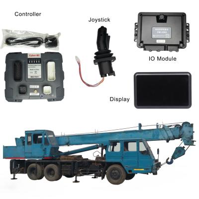 China angepasste Lösungen für Kran elektrische Steuerungssystem für Nicht-Straßenmaschinencontroller mit IO mit Display-Set zu verkaufen