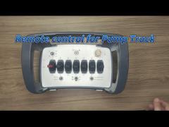 Wireless Remote Control for Concrete Pump Truck Customized Electrical Control System