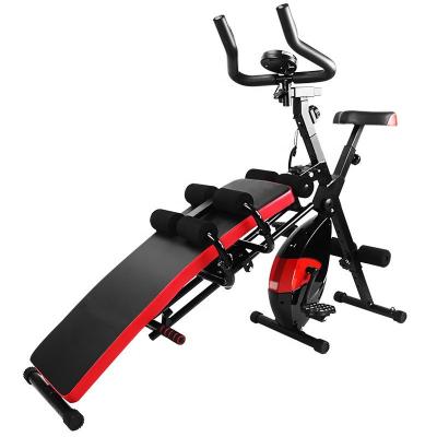 China 2021 Home Use Multiple Sit Bench With Foldable Home Abdominal Coaster Bench Adjustable Rotation Bike Fit Dumbbell Bench for sale