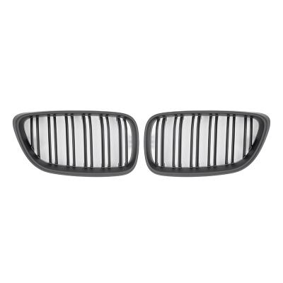 China ABS F22 TWIN BAR GRILL FOR 2 SERIES GRILL ACCORD MATTE BLACK for sale