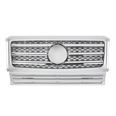 China Hot ABS Chrome Silver Front Car Grille For Mercedes Benz CL W463 G Class for sale