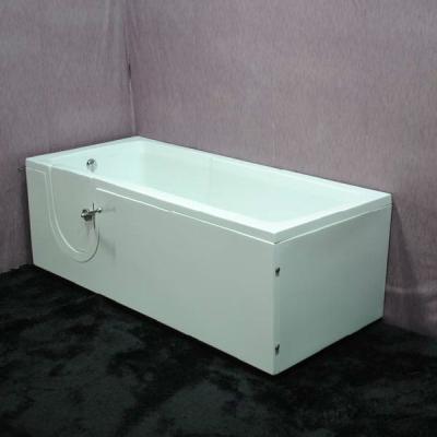 China Short Walk-In Whirlpool Massage Bathtub Freestanding Shower Tub CWSL15W for sale