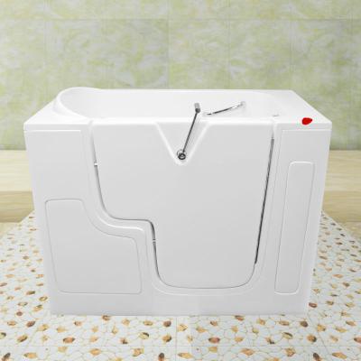 China Large wheelchair freesatnding walk in bathtub hot sale walk in bathtub with seat for disabled man CWBT3052 for sale