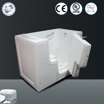 China For old and handicapped portable walk in bathtub with shower Fiberglass Shower Bathtub for sale