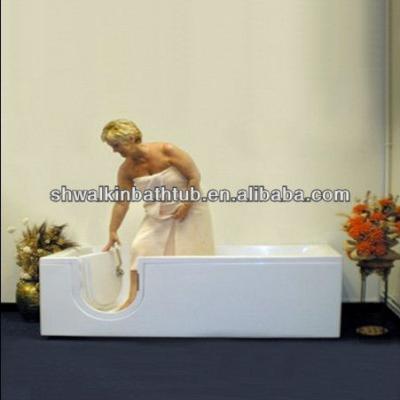 China Long massage walk in tub handicapped lie bathing CWBL17  Massage Bath Tub for sale