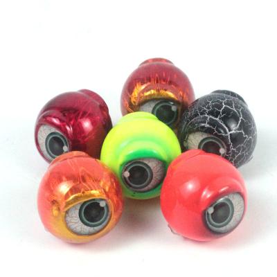 China Hot Sales 100g 150g 200 DIY 3D Metal Lead Fish Eye Round Sinkers Head Snapper Bait Lure Real Snapper Spinner for sale