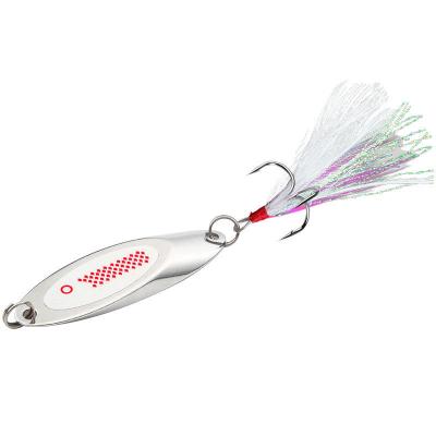 China Hot Sales 7-35g Metal Spoon Bevel Cut Sequins Spinnerbait Long Throw Roadrunner Lure Forellen Olta Takimi for sale