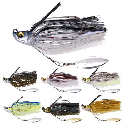 China Metal Customized 90mm 13g 3d Eyes Bait Skirt Silicone Metal Bait Swim Jig Heads Lures Pilker Salt Freshwater for sale